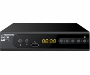 Esperanza EV106R Digital DVB-T2 H.265/HEVC tuner Black