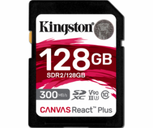 Kingston paměťová karta 128GB Canvas React Plus SDXC UHS-...