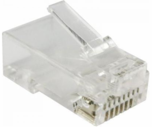 Průchozí zástrčka Alantec RJ45 UTP cat.5e (100 ks) ALANTE...