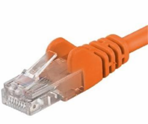 PremiumCord Patch kabel UTP RJ45-RJ45 CAT6 5m oranžová