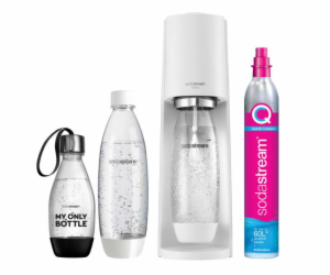 SodaStream Terra white Promo Pack with 3 Flasks