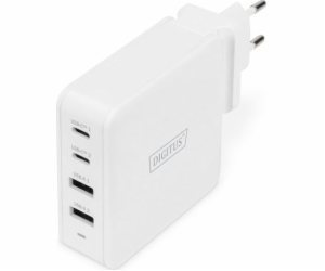 DIGITUS 4-port.USB nabíj.adaptér univerzální USB-C /USB A...