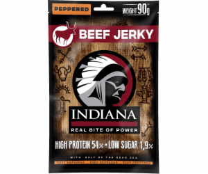 INDIANA Jerky hovězí Peppered ZIP 90g