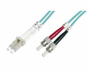 OPTIX LC-ST Optický patch cord  50/125 2m Duplex OM3