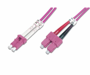 DIGITUS Fiber Optic Patch Cord, LC to SC, Multimode OM4 -...