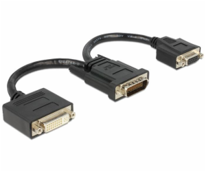 Delock Adaptér DMS-59 samec > DVI 24+5 samice + VGA samic...