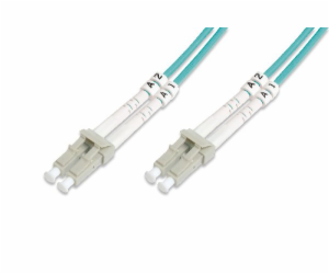 Digitus Fiber Optic Patch Cord, LC to LC Multimode 50/125...