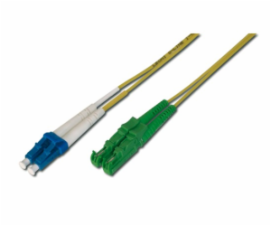 Fiber Optic Patch Cord, E2000 (APC) to LC (PC), Singlemod...