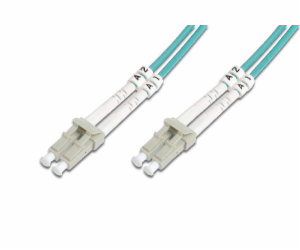 Digitus Fiber Optic Patch Cord, LC to LC Multimode 50/125...