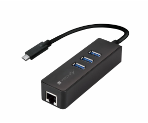 TECHLY 105810 Techly USB-C 3.1 to Gigabit Ethernet RJ45 n...