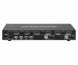 TECHLY 101928 2-port DisplayPort/USB dual-monitor KVM swi...