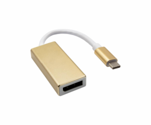 Akyga konventor USB type C/DisplayPort-F/ABS/15cm