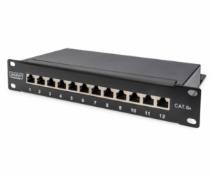 Digitus "10" patch panel DN-91612S-EA, 12 portů, Cat.6a"