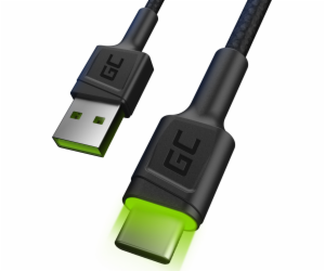 Green Cell KABGC13 USB kabel USB 2.0 2 m USB A USB C Černá