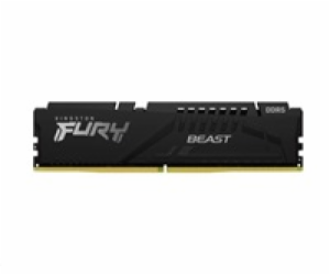 KINGSTON DIMM DDR5 16GB 4800MT/s CL38 FURY Beast Černá