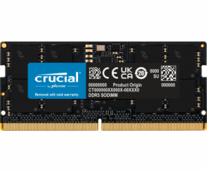 Crucial SODIMM DDR5 16GB 2x8GB 4800MHz CL40 CT2K8G48C40S5