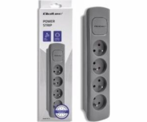 QOLTEC 50273 Power strip 4 sockets 1.8m Grey