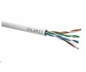 Instalační kabel Solarix UTP, Cat5E, drát, PVC, box 100m ...