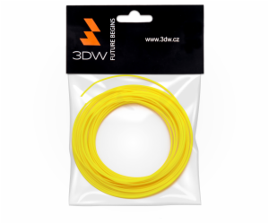 3DW - ABS filament 1,75mm žlutá, 10m, tisk 220-250°C