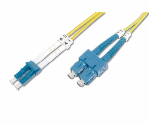 Digitus Fiber Optic Patch Cord SC (APC) to LC (PC), Singl...