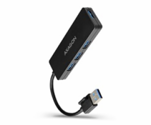 AXAGON HUE-G1A, 4x USB 3.2 Gen 1 SLIM hub, kabel Type-A 1...