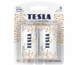 TESLA - baterie D GOLD+, 2 ks, LR20