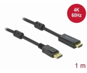 Delock Kabel z Active DisplayPort 1.2 na HDMI, 4K, 60 Hz 1 m