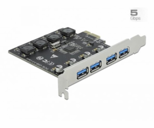 DeLOCK PCIe x1 až 4x ext. USB Type-A USB 3.2 Gen 1, USB ř...