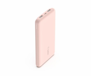 Belkin BOOST CHARGE USB-C PowerBanka, 10000mAh, 15W, růžová