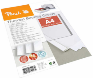 PEACH Thermal Binding Covers A4 1.5mm, white 20ks