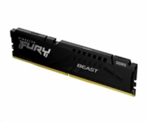 KINGSTON DIMM DDR5 16GB 5200MT/s CL40 FURY Beast Černá