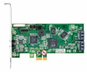 Areca ARC-1203-2I ARECA 2port 6Gb/s SATA PCIe 2.0 x1, RAI...