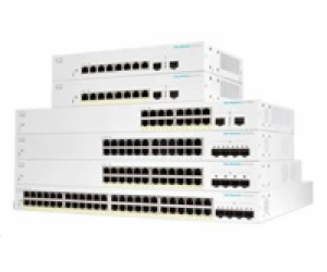 Cisco switch CBS220-8FP-E-2G (8xGbE,2xSFP, 8xPoE+,130W,fa...