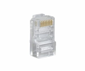 XtendLan Konektor UTP RJ45 CAT6, drát 50u