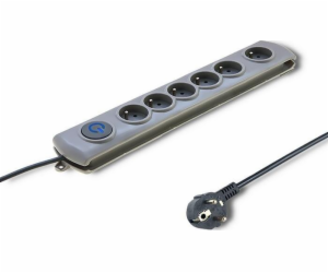 QOLTEC 50199 Surge protector 6 sockets 5m