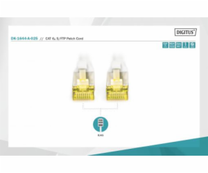 Digitus CAT 6A S-FTP patch cord, Cu, LSZH AWG 26/7, lengt...