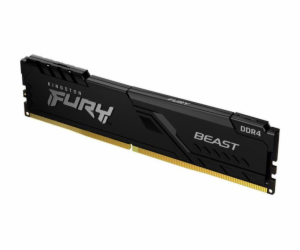 KINGSTON DIMM DDR4 16GB 2666MT/s CL16 FURY Beast Černá