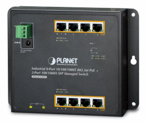 Planet WGS-4215-8P2S plochý L2/L4 switch, 8x1Gb, 2x1Gb SF...