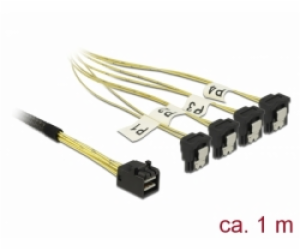 Delock Kabel Mini SAS HD SFF-8643 > 4 x SATA 7 pin samice...