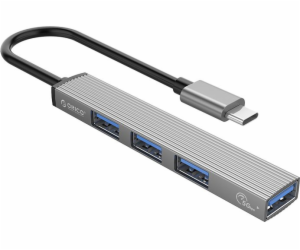 ORICO HUB USB-C 4XUSB-A 3.1 GEN1 5GBPS ALU