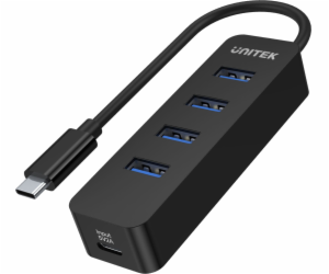 UNITEK HUB USB-C 4XUSB-A 3.1 ACTIVE 10 WATT H1117B