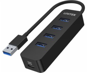 UNITEK HUB USB-A 4X USB-A 3.1 ACTIVE 10W H1117A