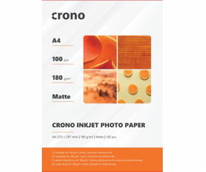 Crono PHPM4A, fotopapír matný, A4, 180g, 100ks