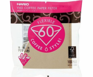 Hario Misarashi brown filters - V60-02 100 pieces