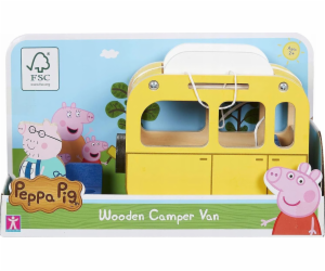 Tm Toys PEPPA PIG DŘEVĚNÝ TÁBOR S PEPA OBRÁZKOU 07388