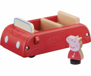 Figurka Tm Toys Sada s figurkou prasátka Peppa Dřevěné auto