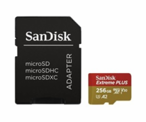 SanDisk micro SDXC karta 256GB Extreme PLUS (200 MB/s Cla...