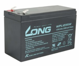 LONG baterie 12V 8,5Ah F2 HighRate LongLife 9 let (WPL1235W)