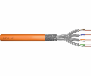 Cat 7 instalační ICT kabel, S / FTP, Dca, pevný, AWG 23/1...