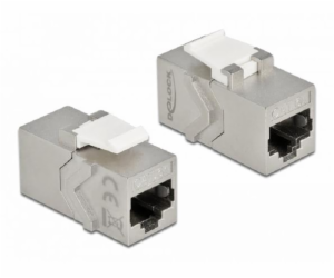 Delock Keystone Modul RJ45 jack na RJ45 jack Cat.6A 90° p...